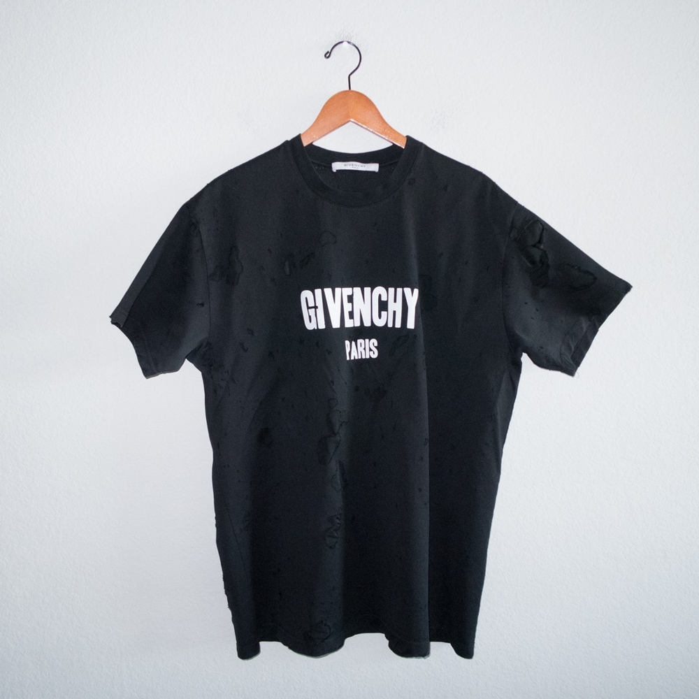 Givency Distressed Mesh Shirt Size Medium